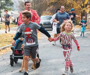 Lace up those running shoes for the Jingle Jog Fun Run in Virginia-Highland. Photo courtesy of the event