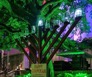 Celebrate the start of Hanukkah this weekend with a menorah lighting at City Hall. Photo courtesy of Houston City Hall 