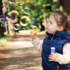 Bubbles are a classic free fun activity for Connecticut kids