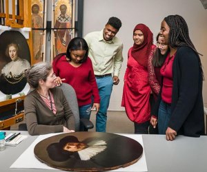 Rising sophomores have the opportunity to join the STEAM team at the museum. Photo courtesy of the Museum of Fine Arts in Boston